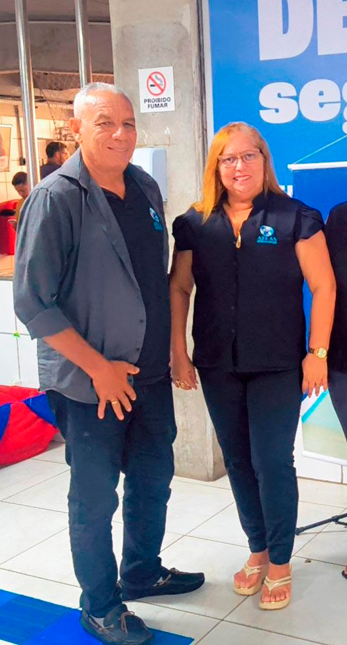 Marly Falcão Bahiense e Florisvaldo Sandes